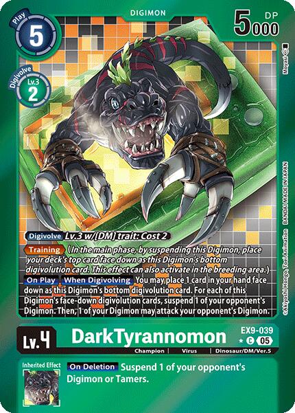 DarkTyrannomon [EX9-039] (Limited Foil) [Versus Monsters] | Cracking-Singles