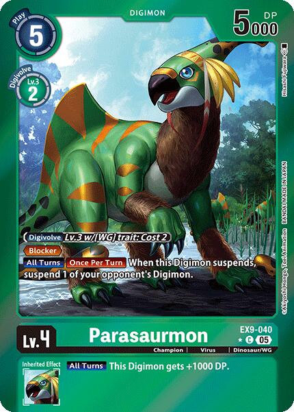 Parasaurmon [EX9-040] (Limited Foil) [Versus Monsters] | Cracking-Singles