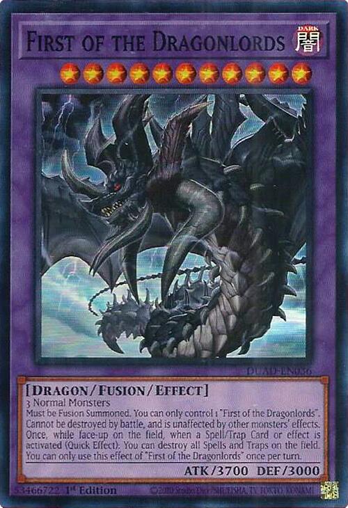 First of the Dragonlords [DUAD-EN036] Super Rare | Cracking-Singles