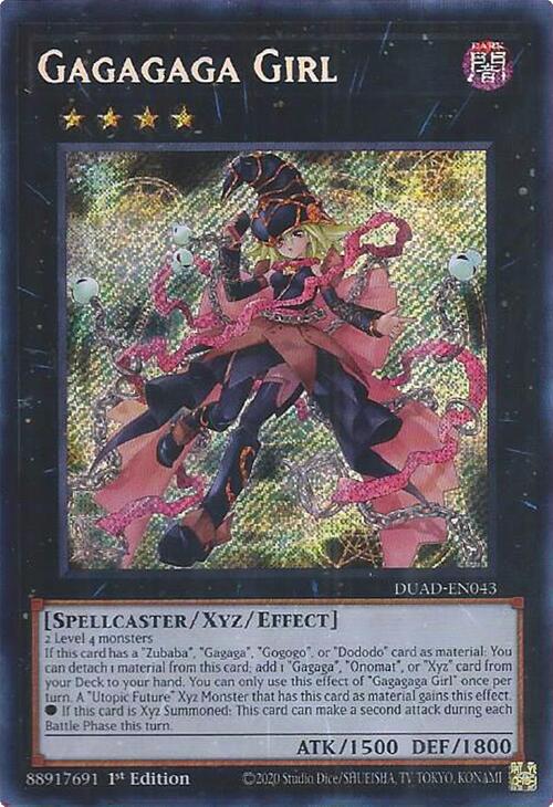 Gagagaga Girl [DUAD-EN043] Secret Rare | Cracking-Singles
