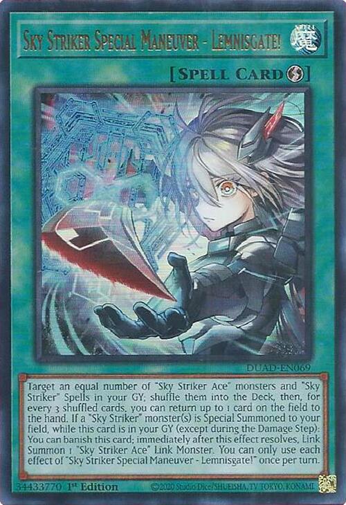 Sky Striker Special Maneuver - Lemnisgate! [DUAD-EN069] Ultra Rare | Cracking-Singles