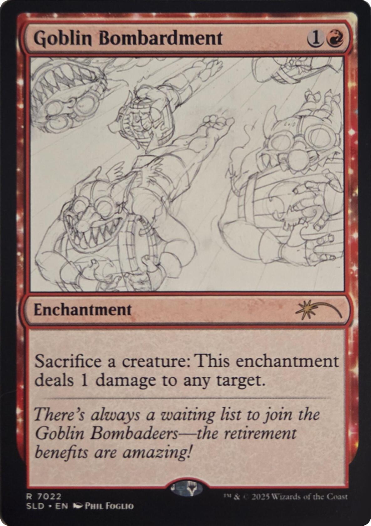 Goblin Bombardment (7022) [Secret Lair Drop Series] | Cracking-Singles