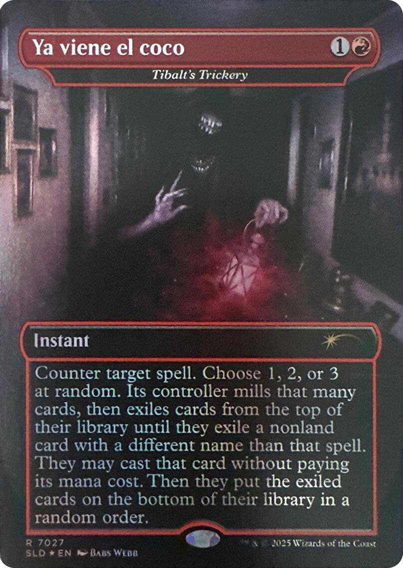 Ya viene el coco - Tibalt's Trickery (Rainbow Foil) [Secret Lair Drop Series] | Cracking-Singles
