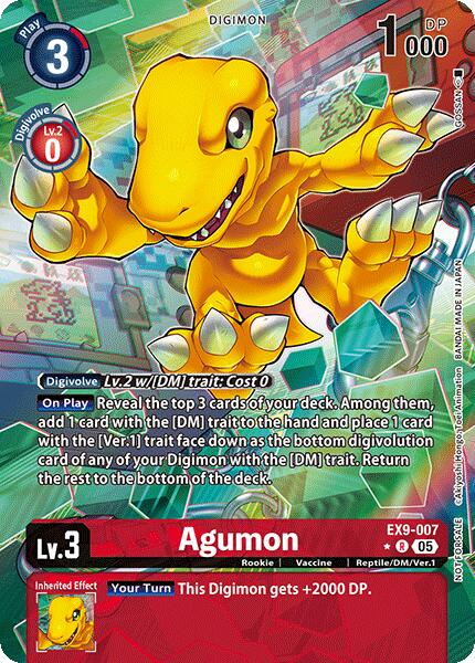 Agumon [EX9-007] (Digital Monster Day Commemoration Event Winner) [Promotional Cards] | Cracking-Singles