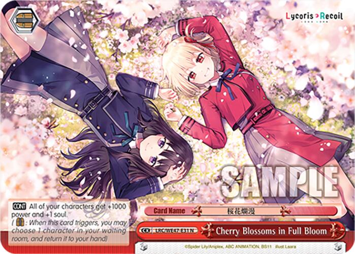 Cherry Blossoms in Full Bloom (LRC-WE47-E31 N) [Lycoris Recoil Premium Booster] | Cracking-Singles