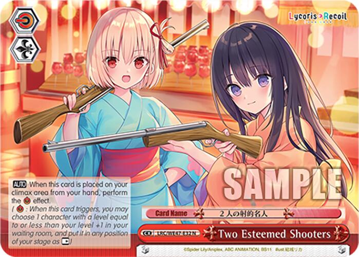 Two Esteemed Shooters (LRC-WE47-E32 N) [Lycoris Recoil Premium Booster] | Cracking-Singles