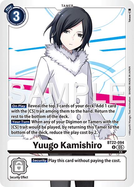 Yuugo Kamishiro [BT22-094] [Cyber Eden] | Cracking-Singles