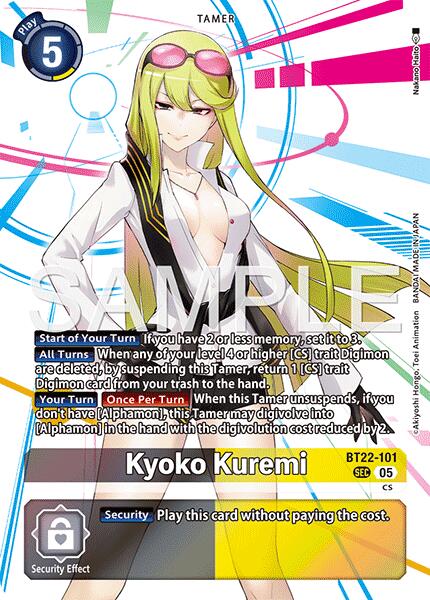 Kyoko Kuremi [BT22-101] [Cyber Eden] | Cracking-Singles
