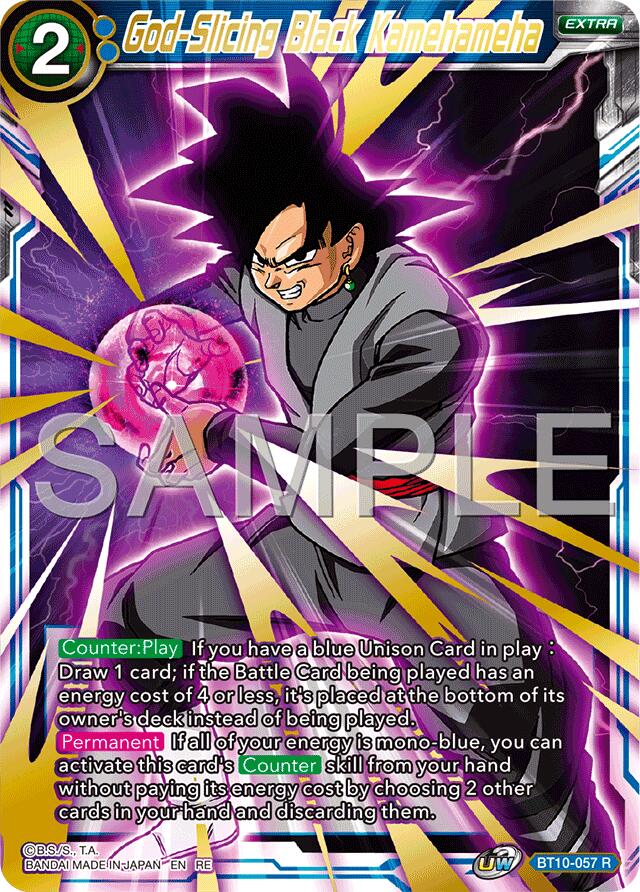 God-Slicing Black Kamehameha (Reprint) (BT10-057) [Premium Anniversary Box 2025] | Cracking-Singles