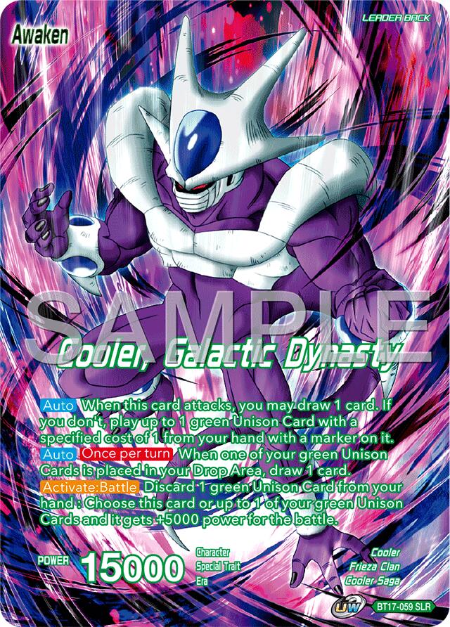 Cooler // Cooler, Galactic Dynasty (Reprint) (BT17-059) [Premium Anniversary Box 2025] | Cracking-Singles