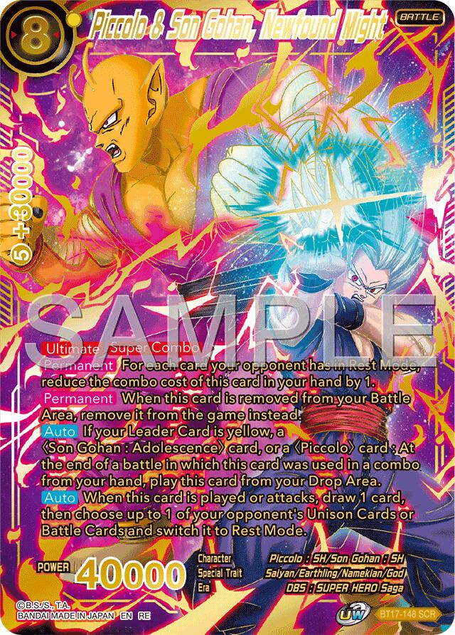 Piccolo & Son Gohan, Newfound Might (Alternate Art) (BT17-148) [Premium Anniversary Box 2025] | Cracking-Singles