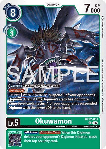 Okuwamon [BT22-051] [Cyber Eden] | Cracking-Singles