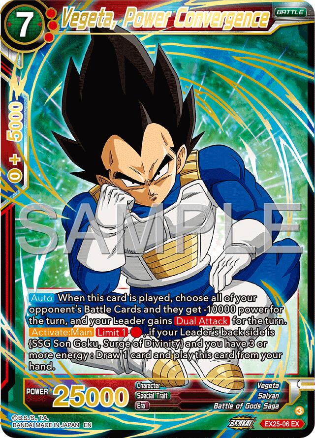Vegeta, Power Convergence (EX25-06) [Premium Anniversary Box 2025] | Cracking-Singles