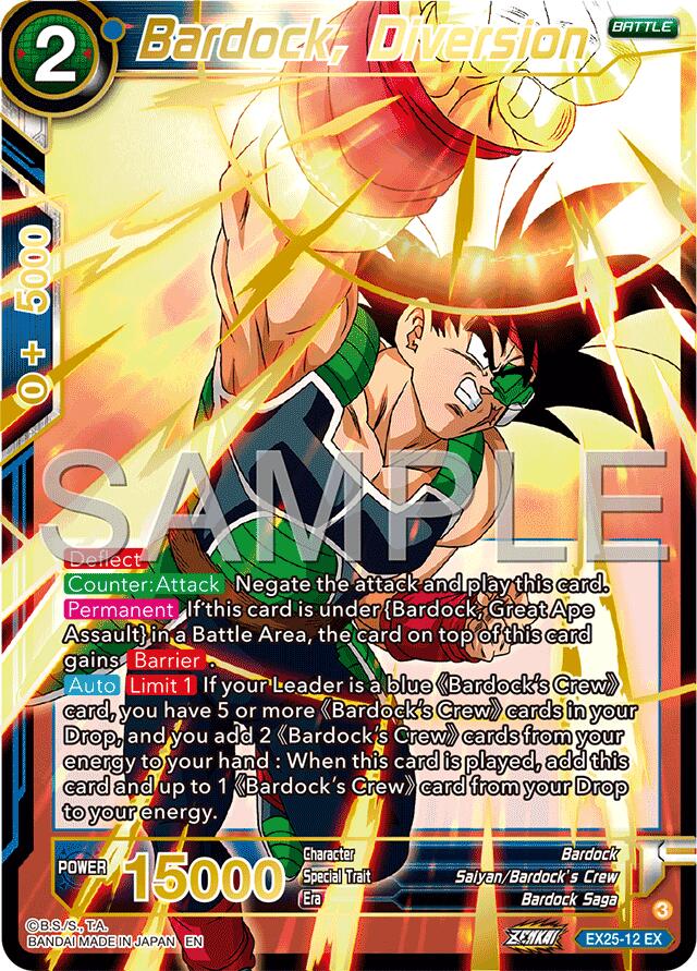Bardock, Diversion (EX25-12) [Premium Anniversary Box 2025] | Cracking-Singles