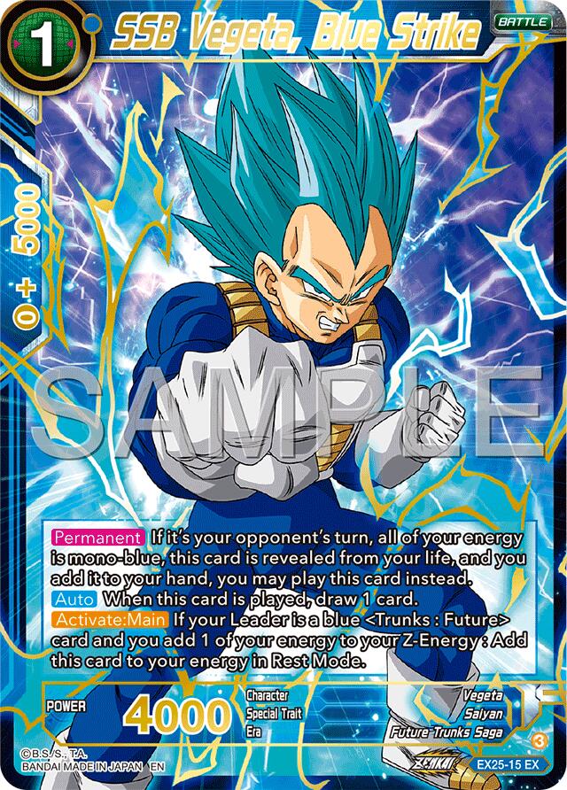 SSB Vegeta, Blue Strike (EX25-15) [Premium Anniversary Box 2025] | Cracking-Singles