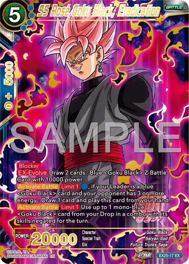SS Rose Goku Black, Eradication (EX25-17) [Premium Anniversary Box 2025] | Cracking-Singles