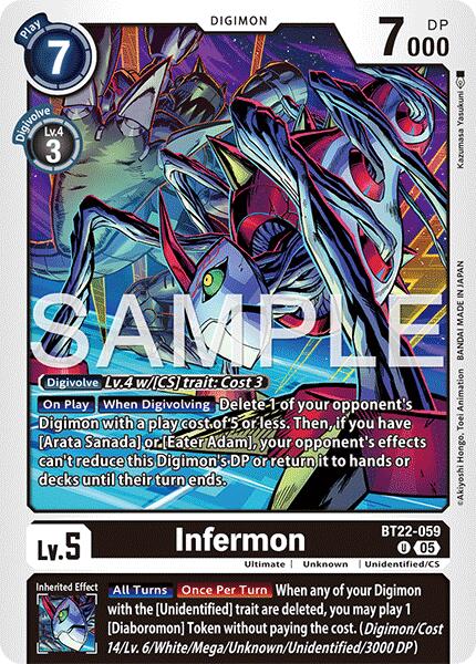 Infermon [BT22-059] [Cyber Eden] | Cracking-Singles