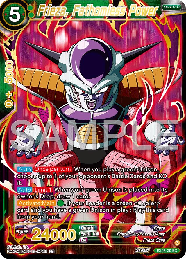 Frieza, Fathomless Power (EX25-20) [Premium Anniversary Box 2025] | Cracking-Singles