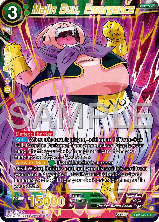 Majin Buu, Emergence (EX25-22) [Premium Anniversary Box 2025] | Cracking-Singles