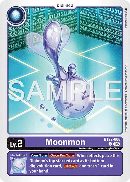 Moonmon [BT22-006] [Cyber Eden] | Cracking-Singles