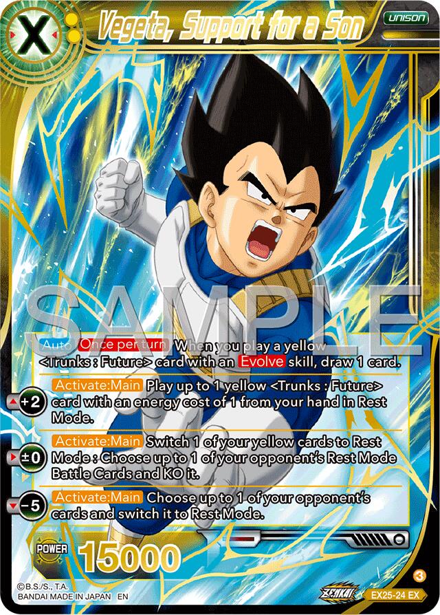 Vegeta, Support for a Son (EX25-24) [Premium Anniversary Box 2025] | Cracking-Singles
