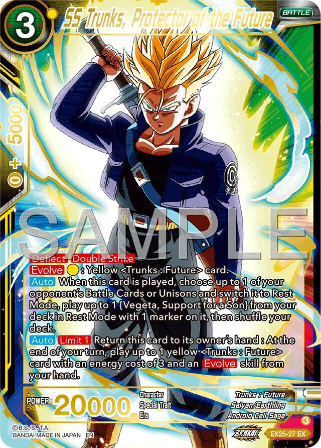 SS Trunks, Protector of the Future (EX25-27) [Premium Anniversary Box 2025] | Cracking-Singles