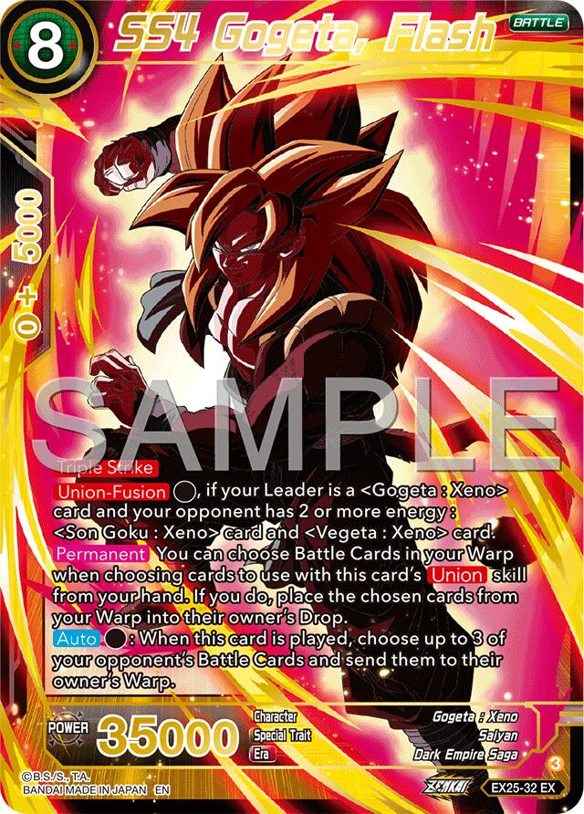 SS4 Gogeta, Flash (EX25-32) [Premium Anniversary Box 2025] | Cracking-Singles