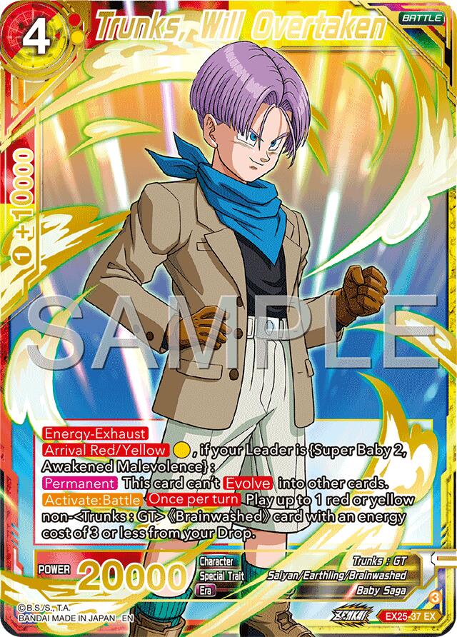 Trunks, Will Overtaken (EX25-37) [Premium Anniversary Box 2025] | Cracking-Singles