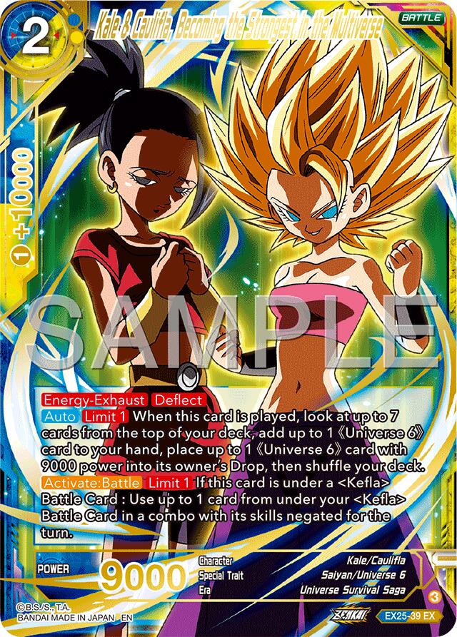 Kale & Caulifla, Becoming the Strongest in the Multiverse (EX25-39) [Premium Anniversary Box 2025] | Cracking-Singles
