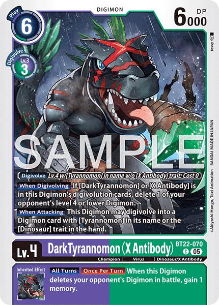 Dark Tyrannomon [BT22-070] (X Antibody) [Cyber Eden] | Cracking-Singles