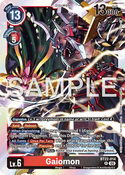 Gaiomon [EX4-048] [Cyber Eden] | Cracking-Singles