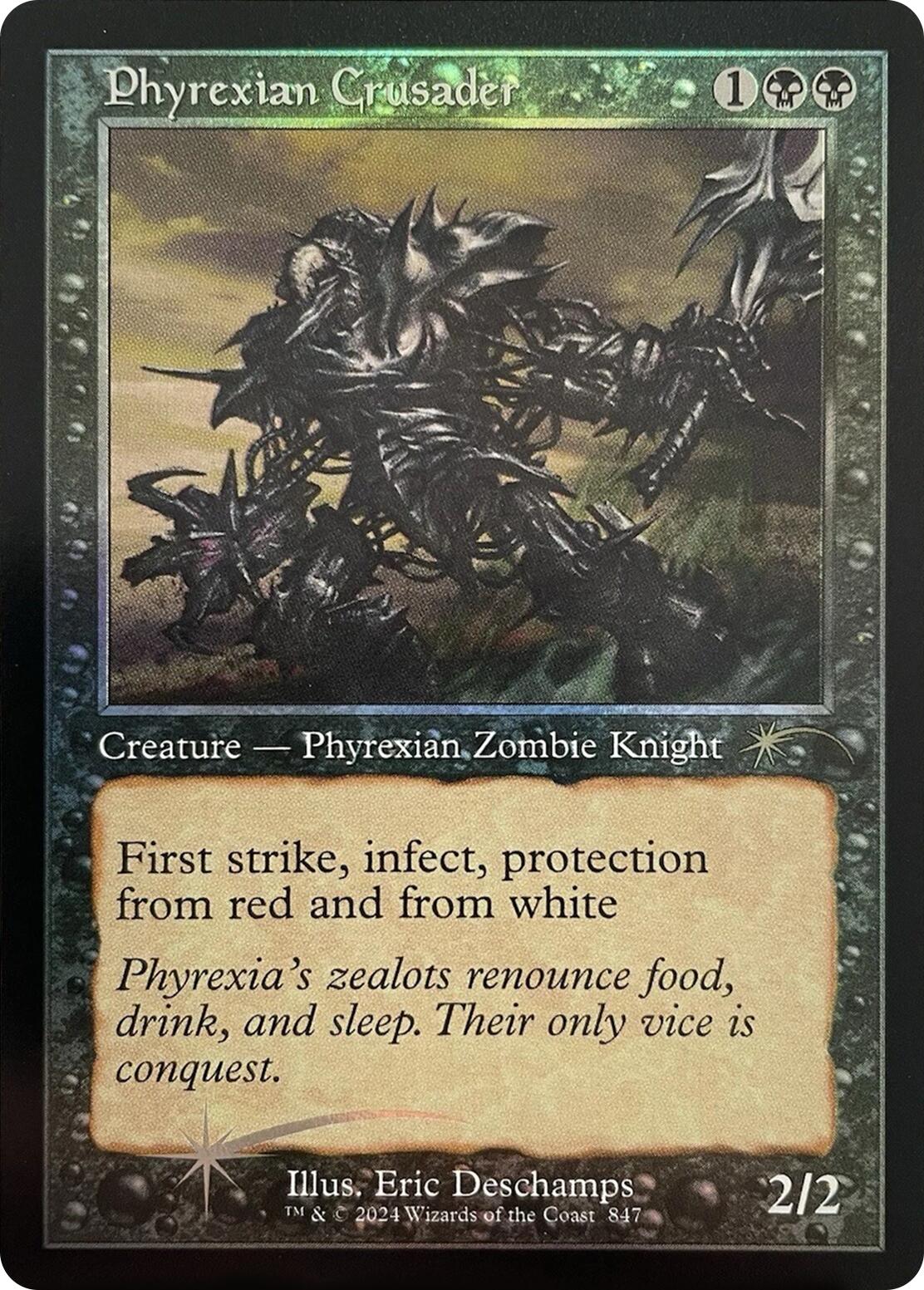 Phyrexian Crusader (Retro Frame) [Secret Lair Drop Series] | Cracking-Singles