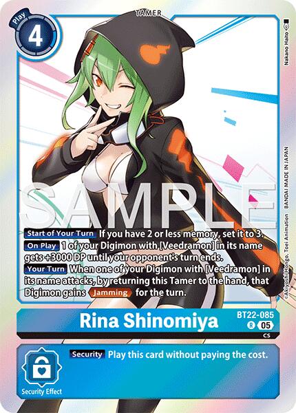 Rina Shinomiya [BT22-085] [Cyber Eden] | Cracking-Singles