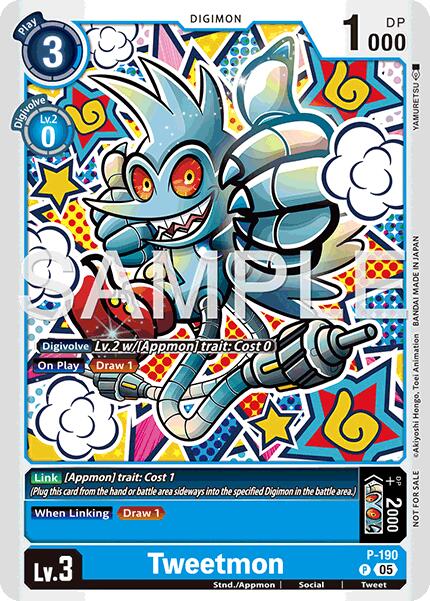 Tweetmon [P-190] (Store Tournament 2025 Vol.3 Participation Pack) [Promotional Cards] | Cracking-Singles