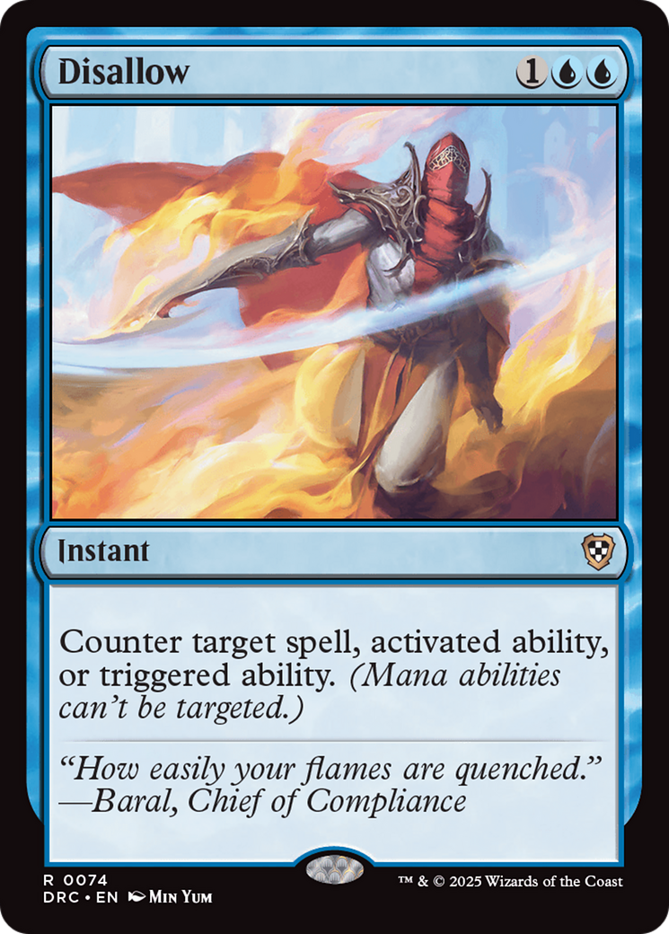 Disallow [Aetherdrift Commander] | Cracking-Singles