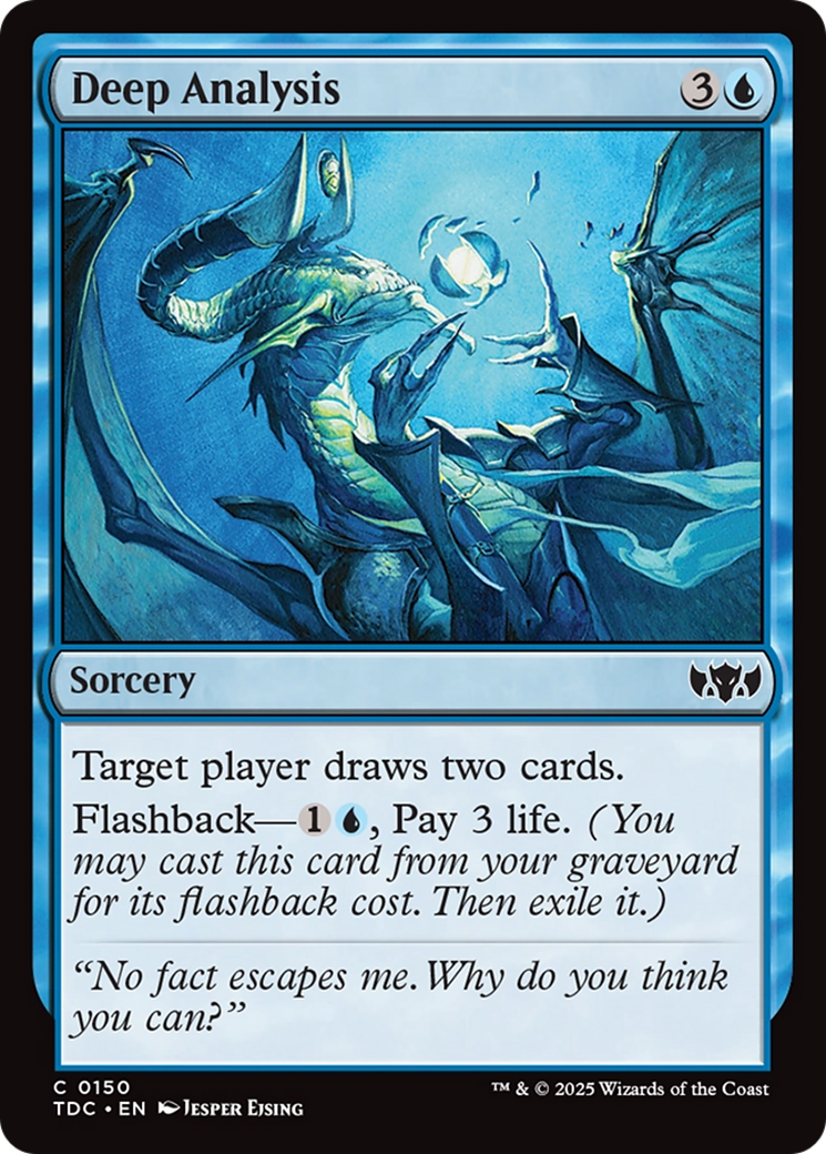 Deep Analysis [Tarkir: Dragonstorm Commander] | Cracking-Singles