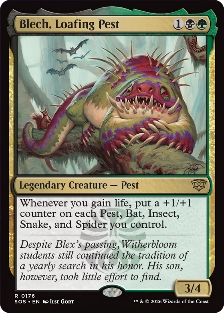 Blech, Loafing Pest [Secrets of Strixhaven] | Cracking-Singles