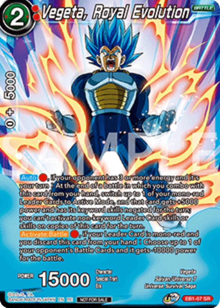 Vegeta, Royal Evolution (Deluxe Pack 2025 Vol.2) (EB1-07) [Promotion Cards] | Cracking-Singles