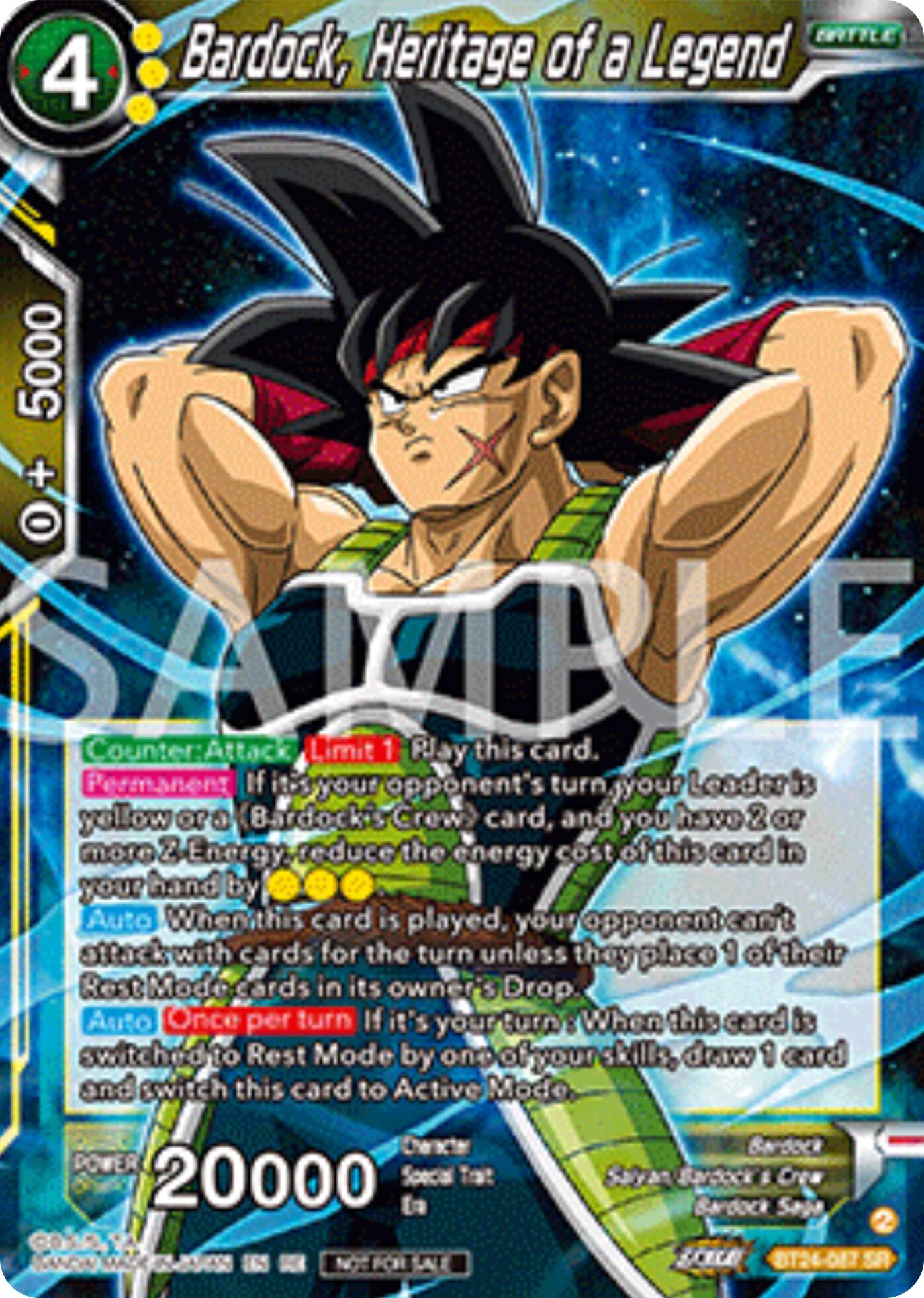 Bardock, Heritage of a Legend (Deluxe Pack 2025 Vol.2) (BT24-087) [Promotion Cards] | Cracking-Singles
