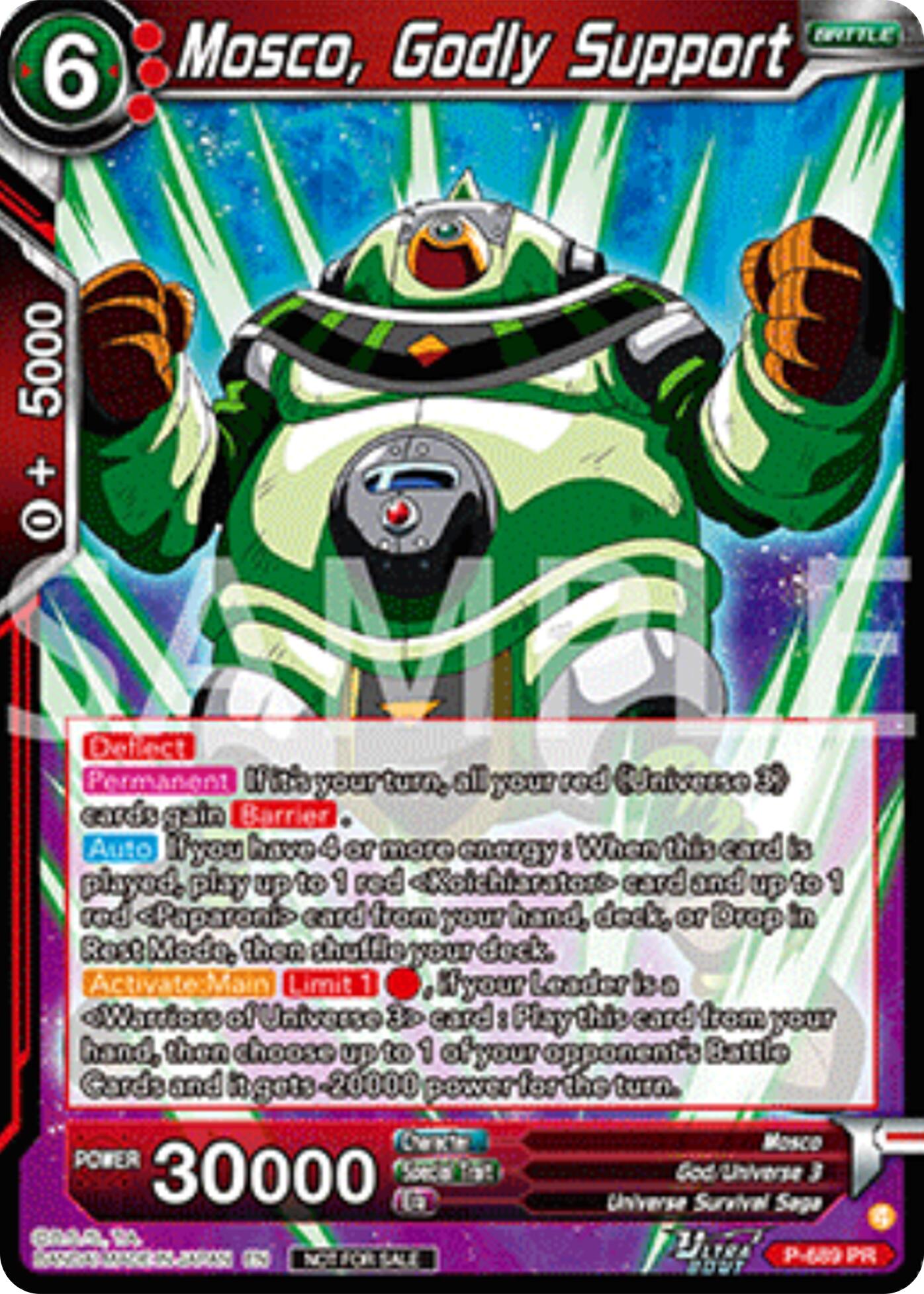 Mosco, Godly Support (Deluxe Pack 2025 Vol.2) (P-689) [Promotion Cards] | Cracking-Singles