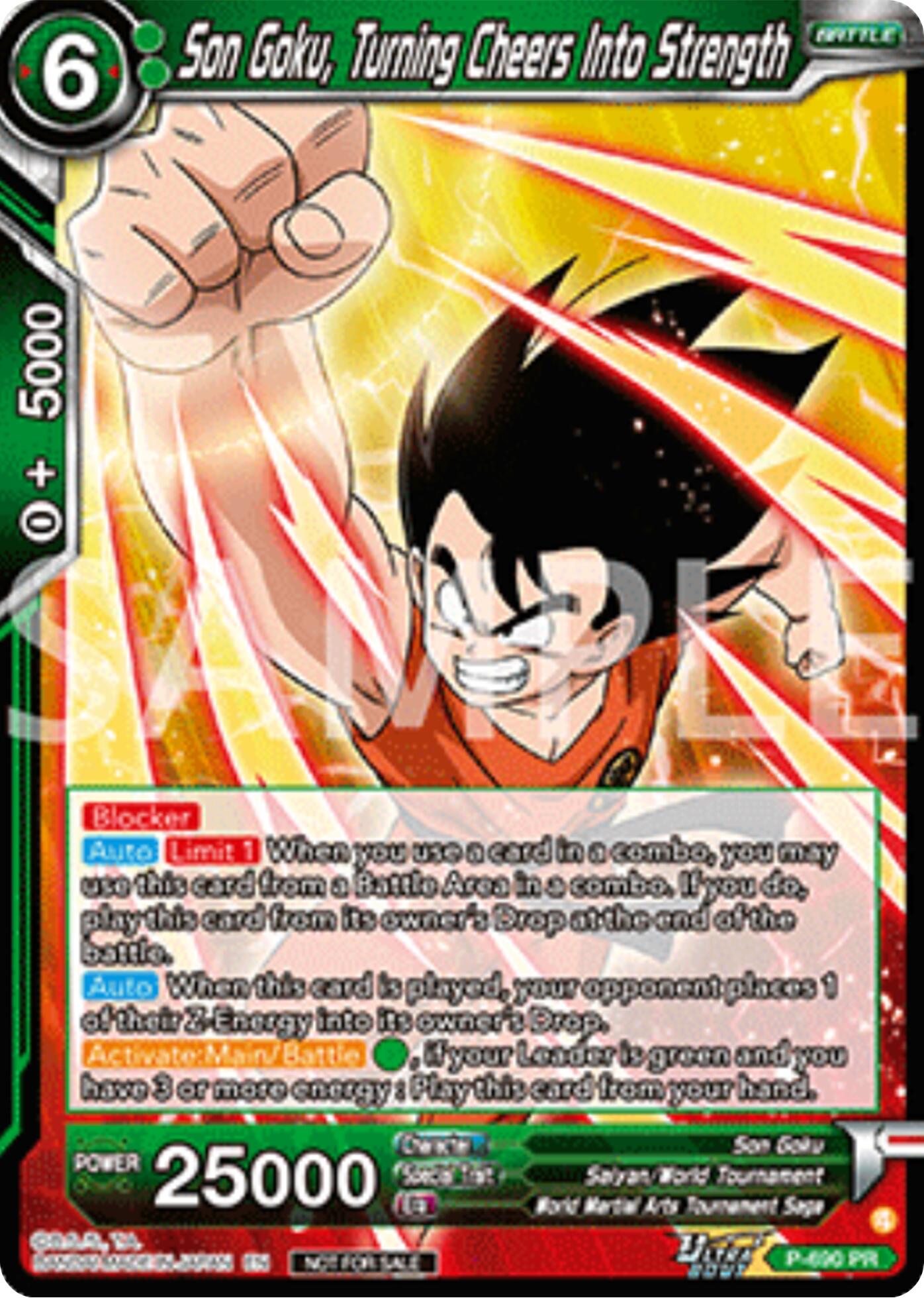 Son Goku, Turning Cheers Into Strength (Deluxe Pack 2025 Vol.2) (P-690) [Promotion Cards] | Cracking-Singles