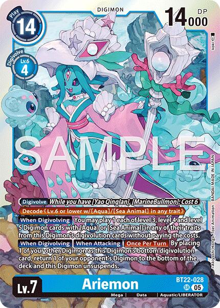 Ariemon [BT22-028] [Cyber Eden] | Cracking-Singles