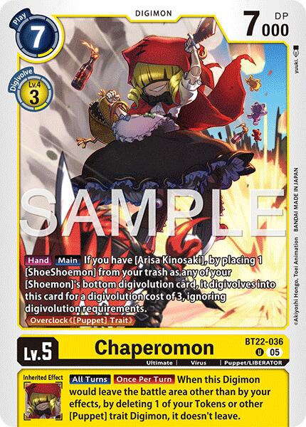 Chaperomon [BT22-036] [Cyber Eden] | Cracking-Singles