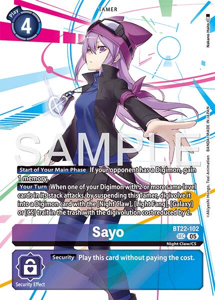 Sayo [BT22-102] [Cyber Eden] | Cracking-Singles