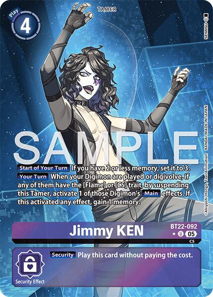 Jimmy KEN [BT22-092] (Alternate Art) [Cyber Eden] | Cracking-Singles