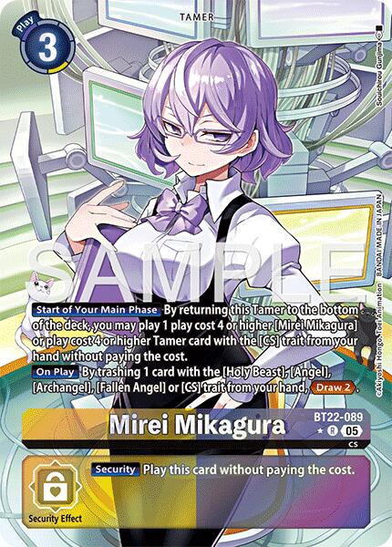Mirei Mikagura [BT22-089] (Alternate Art) [Cyber Eden] | Cracking-Singles