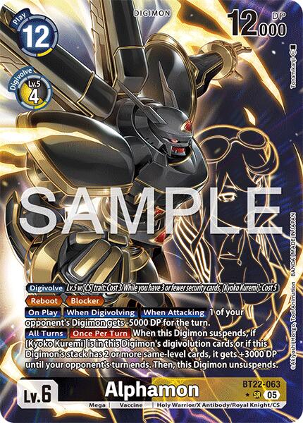 Alphamon [BT22-063] (Alternate Art) [Cyber Eden] | Cracking-Singles