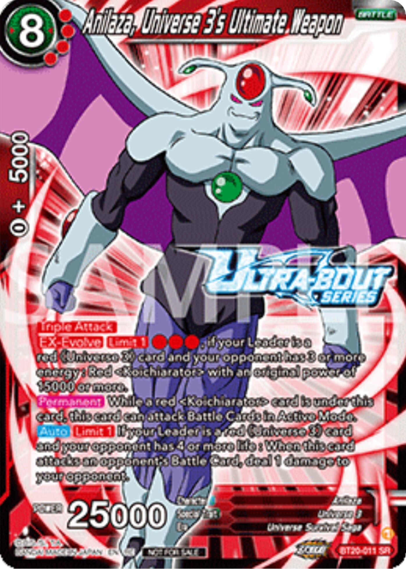Anilaza, Universe 3's Ultimate Weapon (Event Pack 17) (BT20-011) [Promotion Cards] | Cracking-Singles