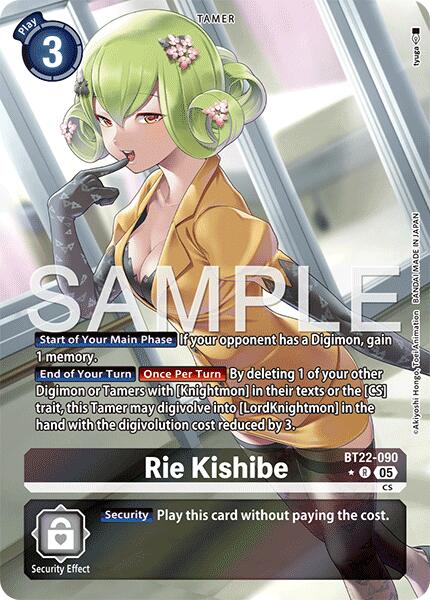Rie Kishibe [BT22-090] (Alternate Art) [Cyber Eden] | Cracking-Singles