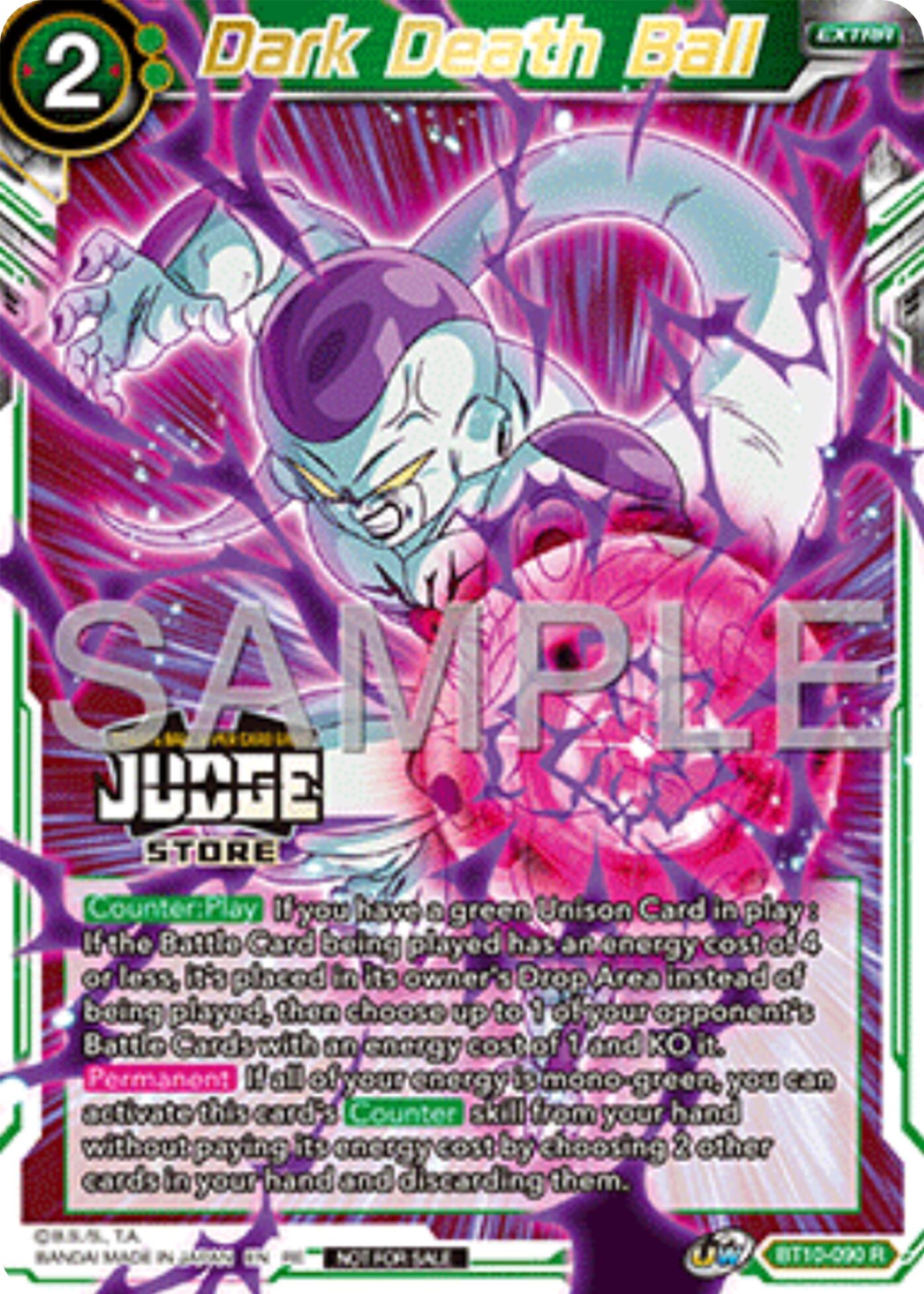 Dark Death Ball (Judge Pack Vol.17) (Store) (BT10-090) [Tournament Promotion Cards] | Cracking-Singles